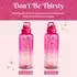 Paris Hilton Motivations-Trinkflasche pink Ombré mit Herzen, 1,8L, Kunststoff (58561)