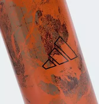 Adidas Tritan Trinkflasche mit Grafik 1L, carbon/schwarz