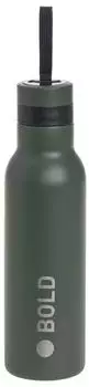 Lässig Bold Trinkflasche Edelstahl doppelwandig, dark olive, 0,5l (12100165200)