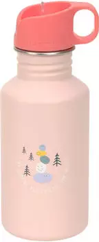 Lässig Sunny Explorer Kinder-Trinkflasche Edelstahl 500ml rosa (12100287030)