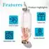 Intirilife Trinkflasche mit Heilsteinen (Rosenquarz) 400ml (IL-100970)
