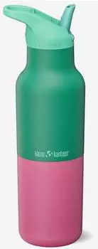 Klean Kanteen Rise Insulated Trinkflasche 473ml, Parakeet Kaleidoscope (1011906)