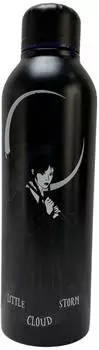 Blue Sky Studios Wednesday Trinkflasche, Stahl, schwarz, 700ml (WD717010)
