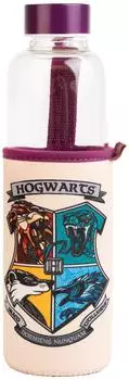 Erik Harry Potter Hogwarts Glasflasche 500ml, violett (BDC010)