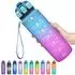 LuxusKollektion Trinkflasche Kinder & Erwachsene 700ml, blau-lila, Tritan BPA-frei