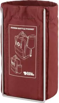 Fj&auml;llr&auml;ven K&aring;nken Bottle Pocket Flaschentasche, ox red