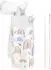 LuxusKollektion Trinkflasche Kinder 420ml Edelstahl mit Strohhalm, weißer Regenbogen