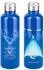Paladone Superman DC Comics Metallflasche, blau, 500ml (14871)