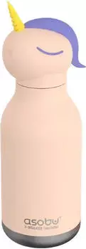 Asobu Bestie Bottle Einhorn Edelstahl doppelwandig 460ml