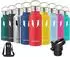 Super Sparrow Edelstahl-Trinkflasche BPA-frei, auslaufsicher, 2 Deckel (350ml–1L)