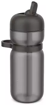 Mepal Flip Trinkflasche 600ml graphitschwarz