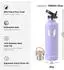 LuxusKollektion Edelstahl Trinkflasche 350ml–1L, BPA-frei, 2 Deckel, lavendel