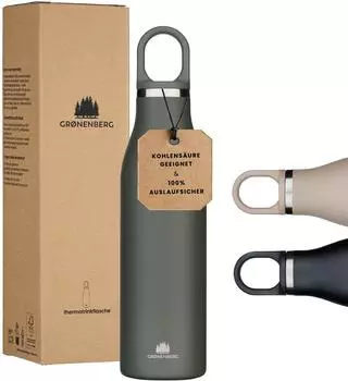Groenenberg Isolierflasche Edelstahl, auslaufsicher, 750ml
