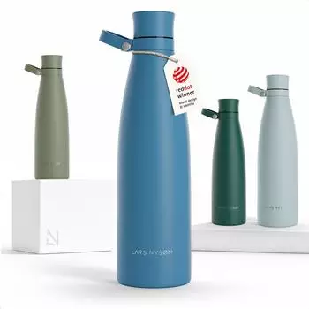 LARS NYSØM Niagara Isolier-Trinkflasche Edelstahl, doppelwandig, 1000ml