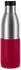 Emsa Bludrop Sleeve Isolierflasche Edelstahl/Silikon 0,7L rot (96567503-0)
