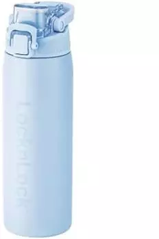 Lock&Lock Edelstahl-Trinkflasche 720ml One-Touch, blau (LHC3320)