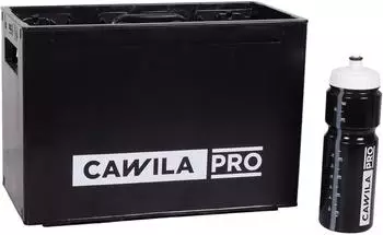 Cawila PRO Flaschenkorb mit Flaschen, schwarz/weiß (1000871776)
