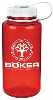 B&ouml;ker Nalgene Trinkflasche 1L, BPA-frei, rot (09BO360)