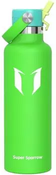 Super Sparrow Trinkflasche Edelstahl 750ml, hellgrün, BPA-frei