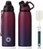 LuxusKollektion Edelstahl-Trinkflasche mit Magnetdeckel, BPA-frei, 1000ml