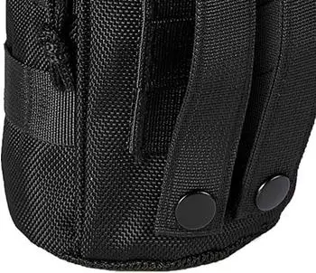 Cloer Ms Molly Flaschenbeutel MOLLE-kompatibel, bis 1,5l, Polyester, schwarz (850-00)