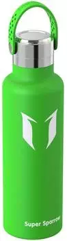 LuxusKollektion Thermotrinkflasche Edelstahl 18/10 500ml apfelgr&uuml;n BPA-frei