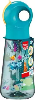 Maped PICNIK Jungle Fever Trinkflasche mit Strohhalm, 0,5L (873199)