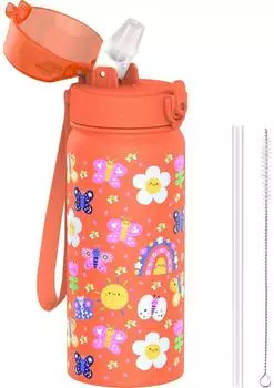 LuxusKollektion Kinder-Isolierflasche Libellen, Edelstahl, 550ml
