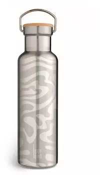 GOT BAG Swirl Trinkflasche 600ml silber