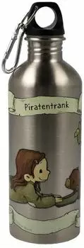 Goebel Anouk - Piratentrank Trinkflasche, Edelstahl, 0,6L (23600151)