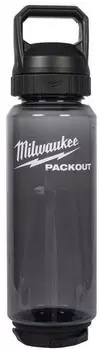 Milwaukee PACKOUT Kunststoff-Trinkflasche 740ml, schwarz (4932498639)