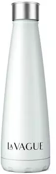 La Vague GRAVITY Edelstahl-Isolierflasche 0,42l, wei&szlig; (90871614-0)