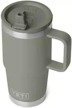 Yeticool Rambler 20oz Travel Straw Mug 591ml Pampa Green (70000007051)