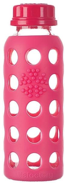 lifefactory Glass Bottle 0.25L Raspberry