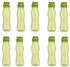 Steuber 3 Stück culinario Trinkflasche Flip Top, BPA-frei, 700 ml Inhalt, olivgrün