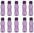 Steuber 10 Stück culinario Trinkflasche Flip Top, BPA-frei, 700 ml Inhalt, lila