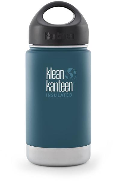 Klean Kanteen Wide Insulated Trinkflasche mit Edelstahl Loop Cap 355ml neptune blue 2015
