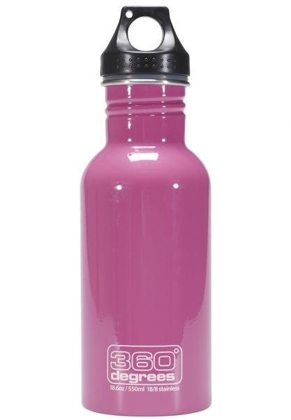 360° Degrees Stainless Bottle 0.55L Pink