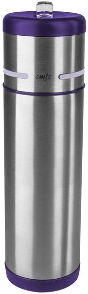 Emsa Mobility Isolierflasche 0,5 l Edelstahl/Brombeer