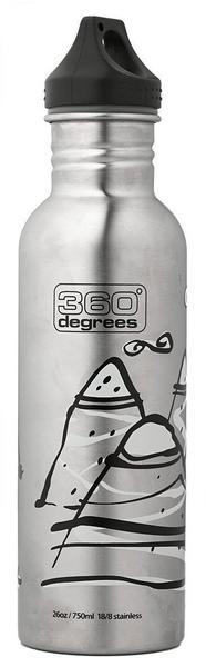 360° Degrees Stainless Bottle 0.75L Mountain