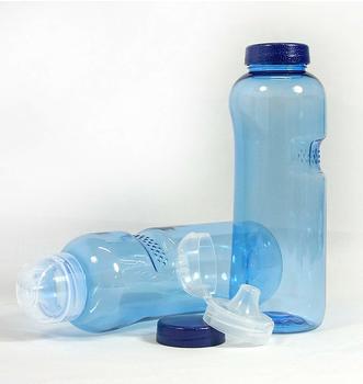 IMHA Trinkflasche Tritan 0,75L mit Sportdeckel Wasserflasche aus Tritan 0,75 l 2 Stück