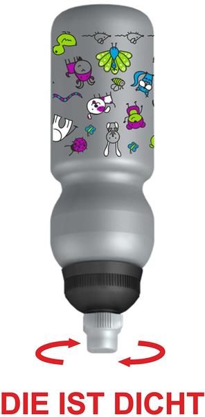 myToys Trinkflasche Tierwelt silber