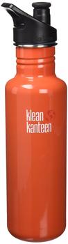 Klean Kanteen Classic (800 ml) Sport Cap Flame Orange