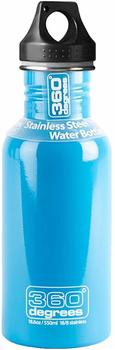 360° Degrees Stainless Bottle 0.55L Blue