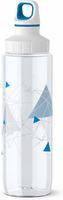 Trinkflasche Tritan Scrgeometry 0,7l Transparent