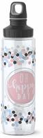 Emsa Trinkflasche Drink2Go Tritan 518309 Happy Day, 0,7 Liter, Kunststoff,