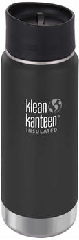 Klean Kanteen Wide Vacuum Insulated (473 ml) Café Cap 2.0 Shale Black Matt