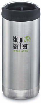 Klean Kanteen TKWide Vacuum Insulated (355ml) Café Cap Brushed Stainless