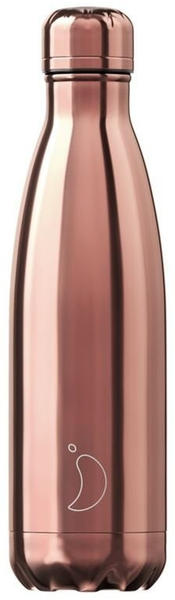 Chilly's Water Bottle (0.5L) Chrome Roségold
