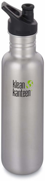 Klean Kanteen Classic (800 ml) Sport Cap 3.0 Brushed Stainless